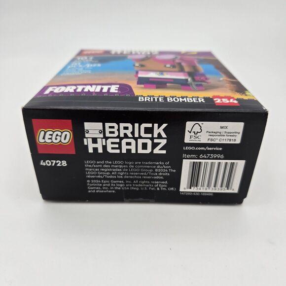 LEGO BrickHeadz Fortnite Brite Bomber Set 40728 144pcs 2024 Sealed - Picture 6 of 8